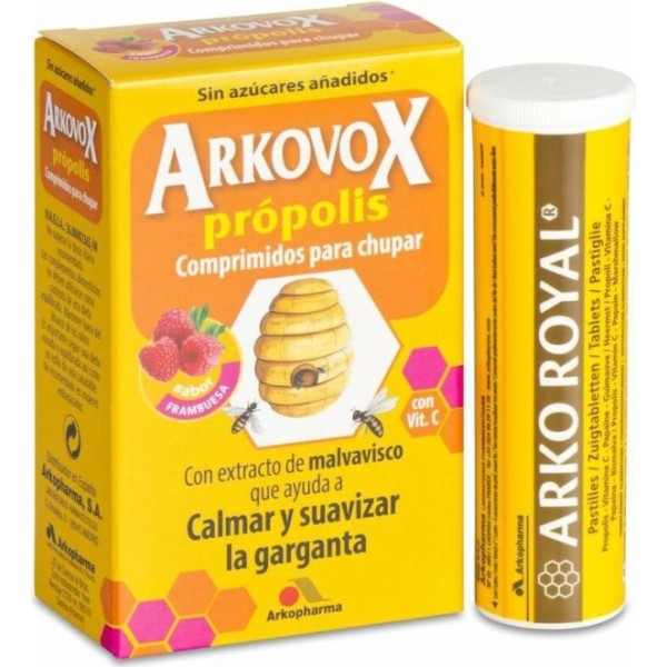 Arkovox Propolis + Vitamina C 24 Comprimidos Mas