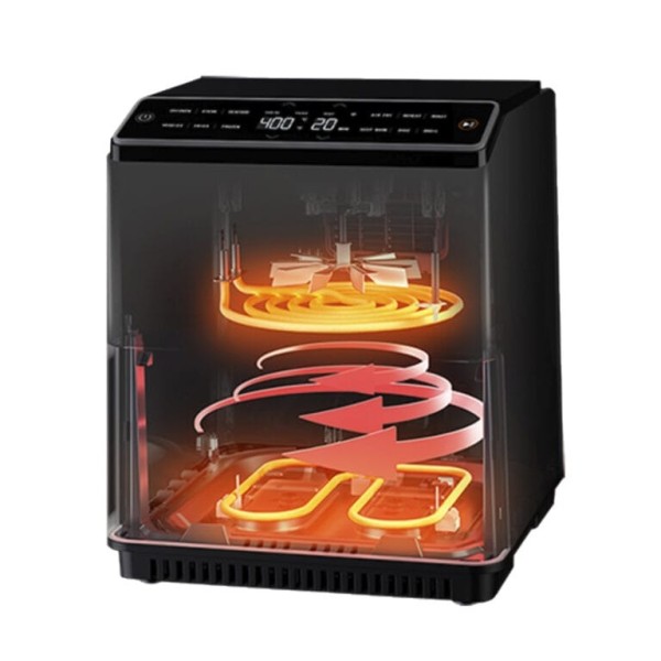 Freidora s/aceite dig. 6.5l. negra